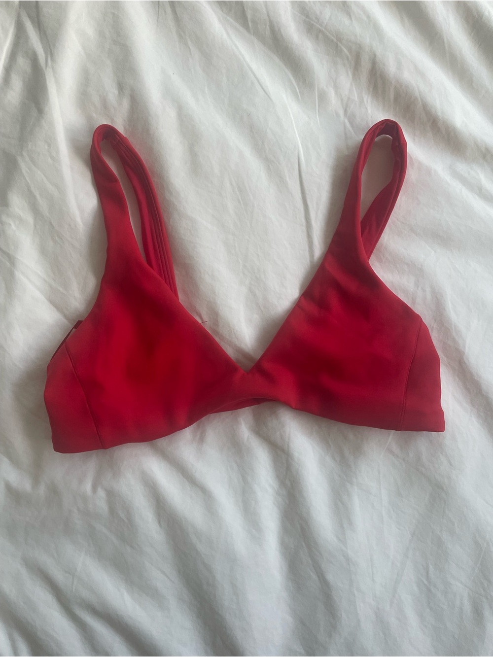 Left On Friday Red Plunge Top
